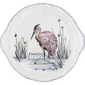 Gien Grands Oiseaux Cake Platter - 13.25"