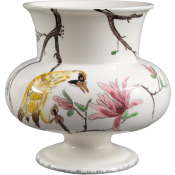Gien Grands Oiseaux Vase Faenza Small