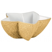 Raynaud Mineral Irise - Yellow Gold Star Sugar Bowl