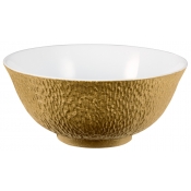 Raynaud Mineral Irise - Yellow Gold Chinese Soup Bowl