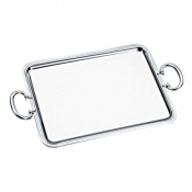 Christofle Albi Rectangular Tray with Handles - 16.9"