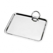 Christofle Vertigo Large One Ring Rectangular Tray