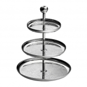 Christofle Jardin D'Eden Pastry Stand - 3 Tier