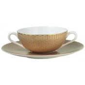 Raynaud Tresor Cream Soup Cup - Beige