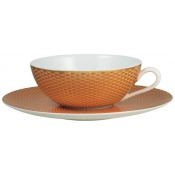 Raynaud Tresor Tea Saucer - Orange