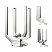 Christofle Arboresence Stainless Steel  4 Arm Moveable Arm Candleabra