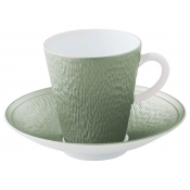 Raynaud Mineral Irise Celadon Coffee Cup - 4.4 oz.