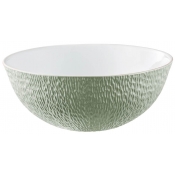 Raynaud Mineral Irise Celadon Salad Bowl Calabash - 9"