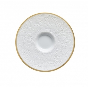 Raynaud Italian Renaissance Filet Gold Filet Expresso /  Moka Saucer