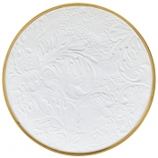 Raynaud Italian Renaissance Filet Gold Filet Bread Plate / Full Engraved - 6.3"