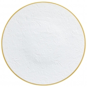 Raynaud Italian Renaissance Filet Gold Filet Buffet Plate / Full Engraved - 12.6"