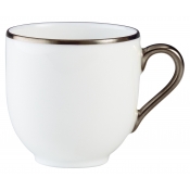 Raynaud Italian Renaissance Filet Platinum Coffee Cup - 4.4 oz.