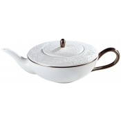 Raynaud Italian Renaissance Filet Platinum Tea Pot - 33.8 oz.