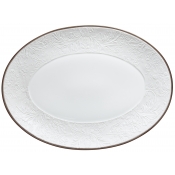 Raynaud Italian Renaissance Filet Platinum Oval Platter - 14.2"