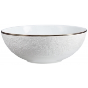 Raynaud Italian Renaissance Filet Platinum Salad Bowl - 10.4"