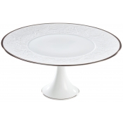 Raynaud Italian Renaissance Filet Platinum Petit Four Stand - 9.4"