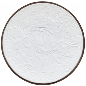 Raynaud Italian Renaissance Filet Platinum Bread Plate / Full Engraved - 6.3"