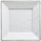 Raynaud Italian Renaissance Filet Platinum Square Trinket Tay
