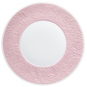 Raynaud Italian Renaissance Irise Nacre Dessert Plate w/ Engraved Rim - 9.4"