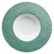 Rim Soup w/ Engraved Rim- 10.6"