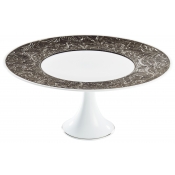 Raynaud Italian Renaissance Platinum Petit Four Stand - 9.4"