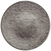 Raynaud Italian Renaissance Platinum Buffet Plate / Full Engraved - 12.6"