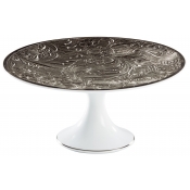 Raynaud Italian Renaissance Platinum Petit Four Stand - 6.3"