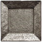 Raynaud Italian Renaissance Platinum Square Trinket Tray