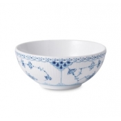 Royal Copenhagen Blue Fluted Half Lace Deep Bowl - 5.7"
