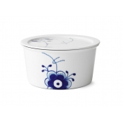 Royal Copenhagen Blue Fluted Mega Bowl w/ Lid - 1 qt.