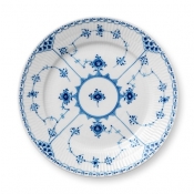 Royal Copenhagen Blue Fluted Half Lace Salad Plate - 8.6"