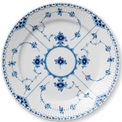 Royal Copenhagen Blue Fluted Half Lace Dinner Plate - 10.6"