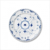 Royal Copenhagen Blue Fluted Full Lace Salad / Dessert Plate -7.5"