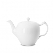 Royal Copenhagen White Half Lace Teapot - 1 Qt