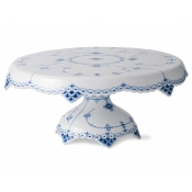 Royal Copenhagen Blue Fluted Half Lace Cake Stand