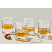 Simon Pearce Shoreham Whiskey / 7 oz. - Set of 4