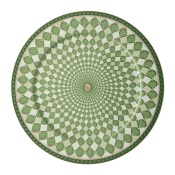 Rosenthal x Swarovski Signum Fern Green Service Plate - 13"