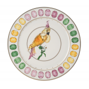 Rosenthal x Swarovski Idyllia Service Plate / Cockatoo  -13"