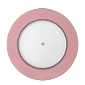 Rosenthal x Swarovski Signum Rose Pink Dinner Plate - 11.5"