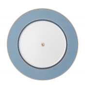 Rosenthal x Swarovski Signum Azure Blue Dinner Plate - 11.5"
