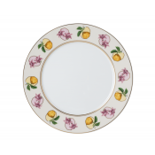Rosenthal x Swarovski Idyllia Salad Dessert Plate / Marshmallow - 9"