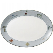 Wedgwood Kit Kemp Sailors Farewell Oval Platter - 14"
