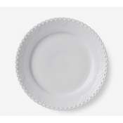 Royal Copenhagen White Fluted Full Lace Salad Plate - 7.5"
