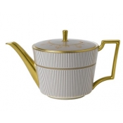 Wedgwood Anthemion Grey Teapot