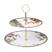 Wedgwood Hummingbird 2 Tier Cake Stand