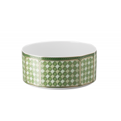 Rosenthal x Swarovski Signum Fern Green Open Vegetable Bowl - 7.5"