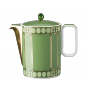 Rosenthal x Swarovski Signum Fern Green Coffee Pot  33.75 oz.