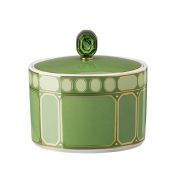 Rosenthal x Swarovski Signum Fern Green Soup Bowl - 7 oz.
