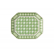 Rosenthal x Swarovski Signum Fern Green Dish - 5.75"
