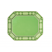 Rosenthal x Swarovski Signum Fern Green Dish - 7.75"